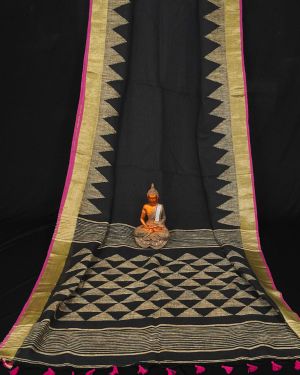 Linen Jamdani Temple Design