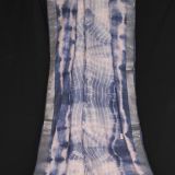 Blue Silk Abstract Print Saree