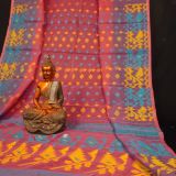 Handwoven Self Work Dhakai Jamdani