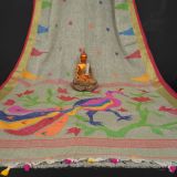 Peacock Soft Dhakai Jamdani Saree