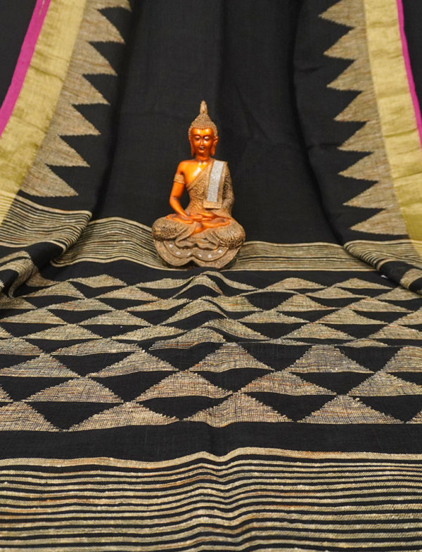 Linen Jamdani Temple Design - Image 3