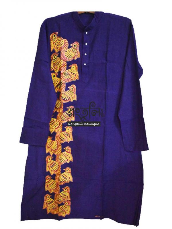 Purple bee Febric Art Punjabi