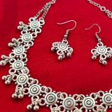 German Silver Ghungroo Choker with Earring