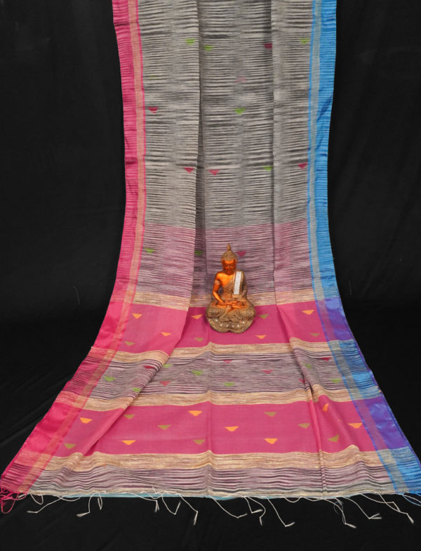 Ethnic Soft Cotton Handloom Saree