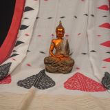 Pure Handloom Cotton with Leaf Motif