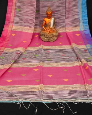 Ethnic Soft Cotton Handloom Saree
