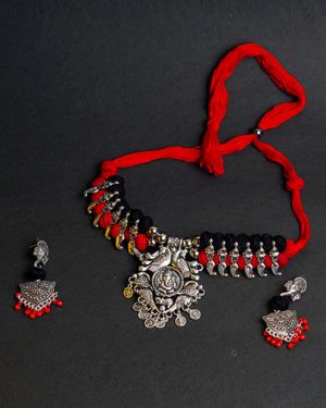 A Spiritual Delight- Statement Ganesha Neck-piece