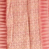 Alluring White Minakari Jamdani Saree